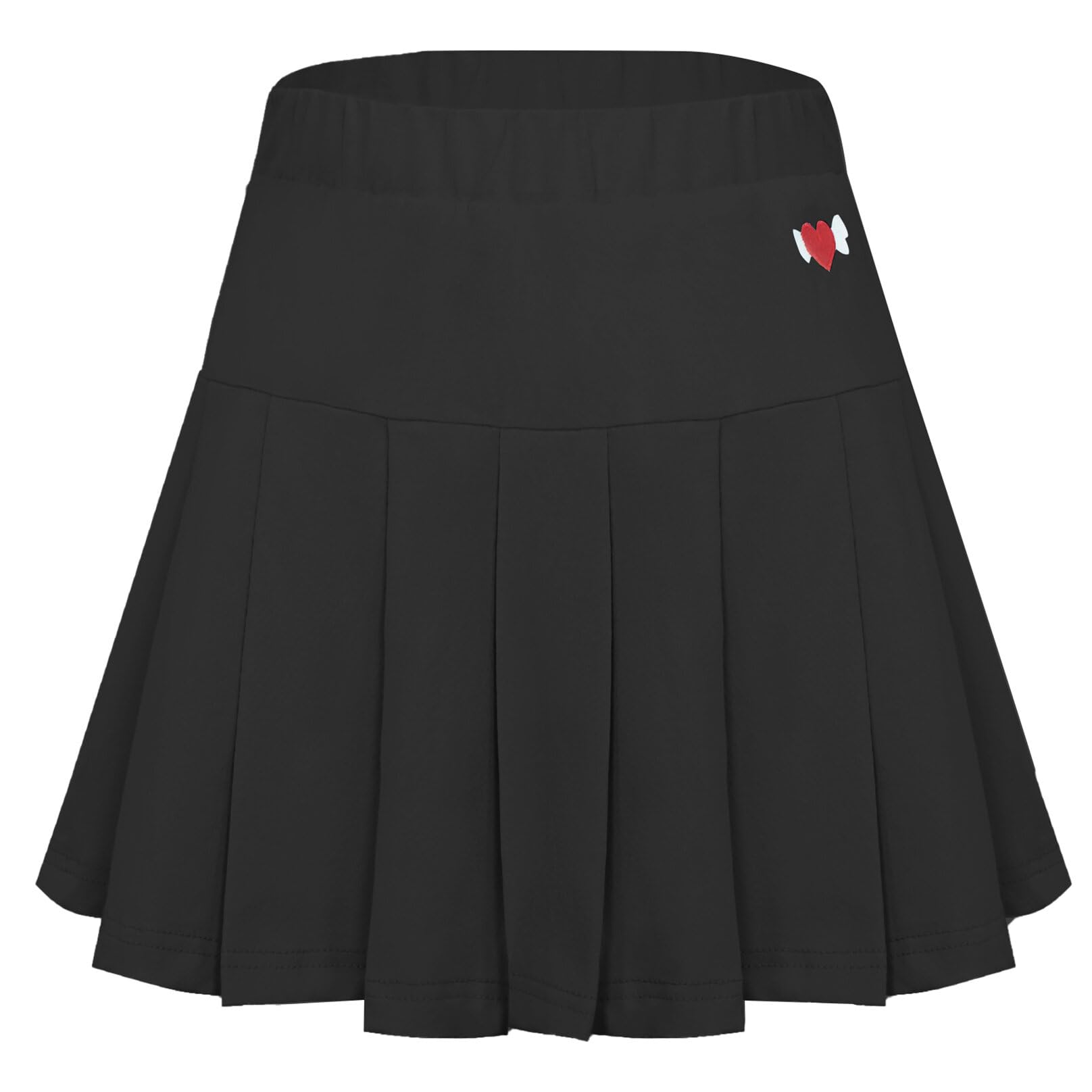 Sport Fille Jupe Plissée avec Short Intérieur Ski Jupe Short Tennis Ecolière