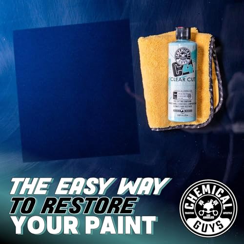 Image of Chemical Guys, C4 & P4 Compound & Polish Paint Correction Kit, 2 x 16 oz | Cut scratches, swirls and towel marks with C4, then refine depth and gloss with P4, safe on clear coat paint