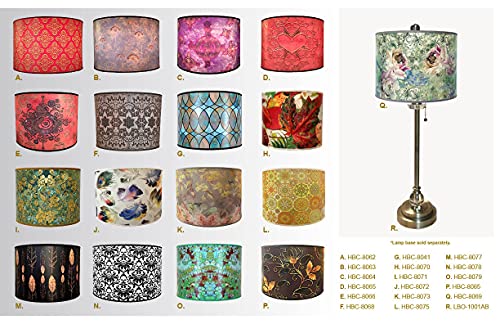 Image of Royal Designs, Inc. Trendy Decorative Handmade Lamp Shade, Made in USA, 10in, HBC-8069-10, Canvas of Spring
