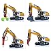 TOUCAN RC HOBBY US in Stock 1/18 K962 100S Remote Control Hydraulic Excavator RC Digger Electric Claw Ripper Hammer Construction Car Machine for Adult