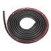Price comparison product image Madlife Garage Black 4 Meter Small D-Type Car Door Edge Trim Seal Strip Interior & Exterior EPDM Rubber Door Bonnet Boot