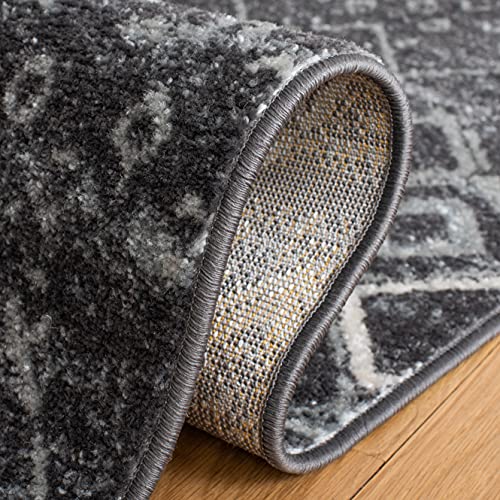 Tapete decorativo SAFAVIEH 9' x 12' Boho gris miniatura 5