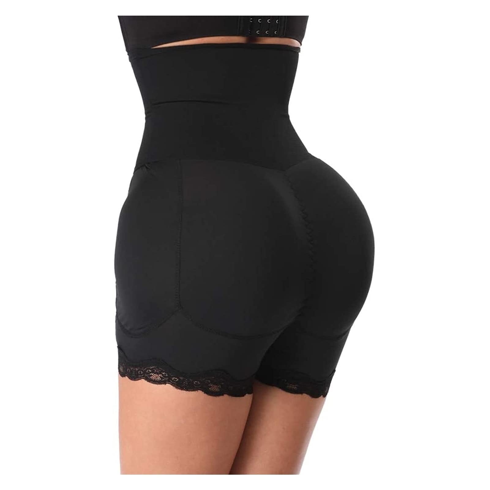 XYNSNDB Damskie majtki z wysokim stanem Hip Enhancer Wyściełane Body Butt Lifter Shapewear Bezszwowa bielizna Kontrola brzucha