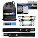 Kinetic Bands Cheer Combo Flexibility Fitness Training Kit (Leg Resistance Bands, Stunt Strap, Training DVD) From Myosource
