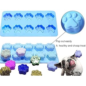 Silicone Dog Treat Molds 7 Pack Silicone Puppy Dog Paw and Bone Molds Dog Treat Cookie Cutters Mold for Homemade Treats Frozen Yogurt Pup Treats  Cucciolini Doodles Silicone dog treat molds 7 pack silicone puppy dog paw and bone molds dog treat cookie cutters mold for homemade treats frozen yogurt pup treats   cucciolini doodles