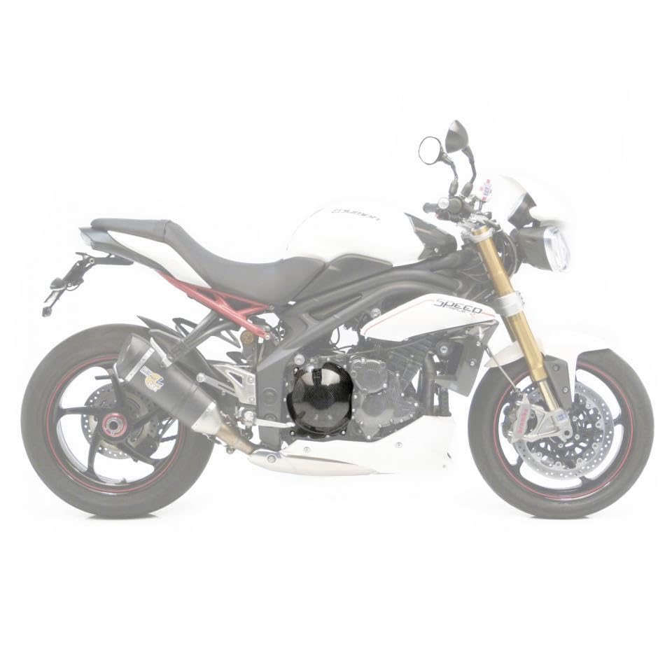 Cache Carter Embrayage Carbone Leovince Compatible avec Moto Triumph 1050 Speed Triple R 2011-12