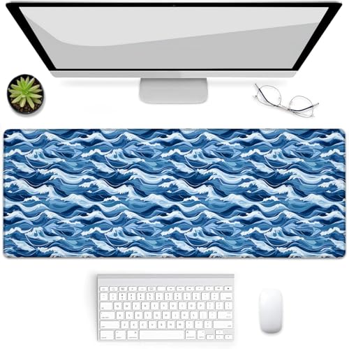 Tapis de souris de jeu vagues de l'océan : fini les tapis qui glissent sur votre bureau