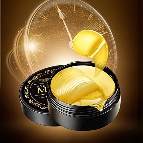 TEME 24k Gold Under Eye Patches - 30 Pcs Eye Mask Pure Gold Anti-Aging Collagen Hyaluronic Acid Under Eye Mask for Removing Dark Circles, Puffiness & Wrinkles Refresh Your Skin