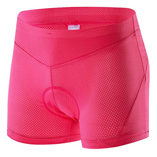 Cycling Underwear Shorts 3D Padded Gel Women's Bike Bicycle Undershorts Lightweight Breathable Quick Dry