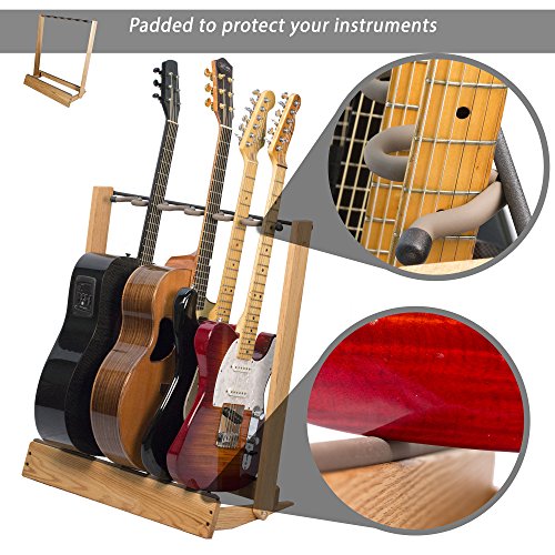 image for String Swing Multiple Guitar Floor Stand and Case Rack For Acoustic an