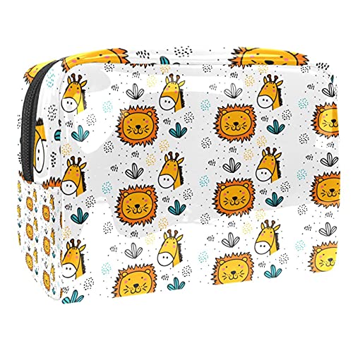 Trousse de maquillage étanche et lavable à fermeture éclair pour ados