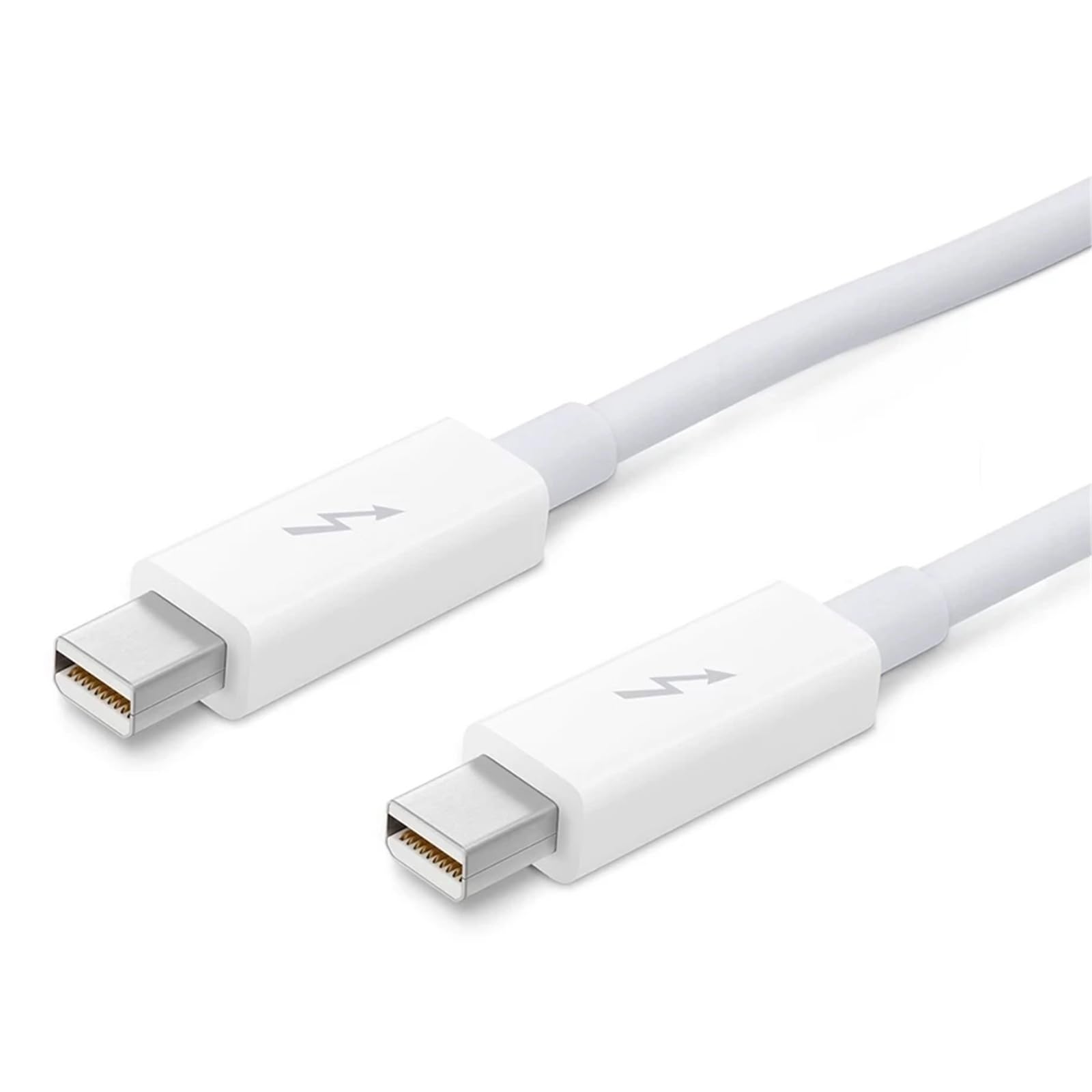 Câble Adaptateur Thunderbolt 2 Cordon Blanc Mâle vers Connecteur 2M for Moniteur Multimédia Connexion De Données Câble E Transmission De Données + Réseau Filaire