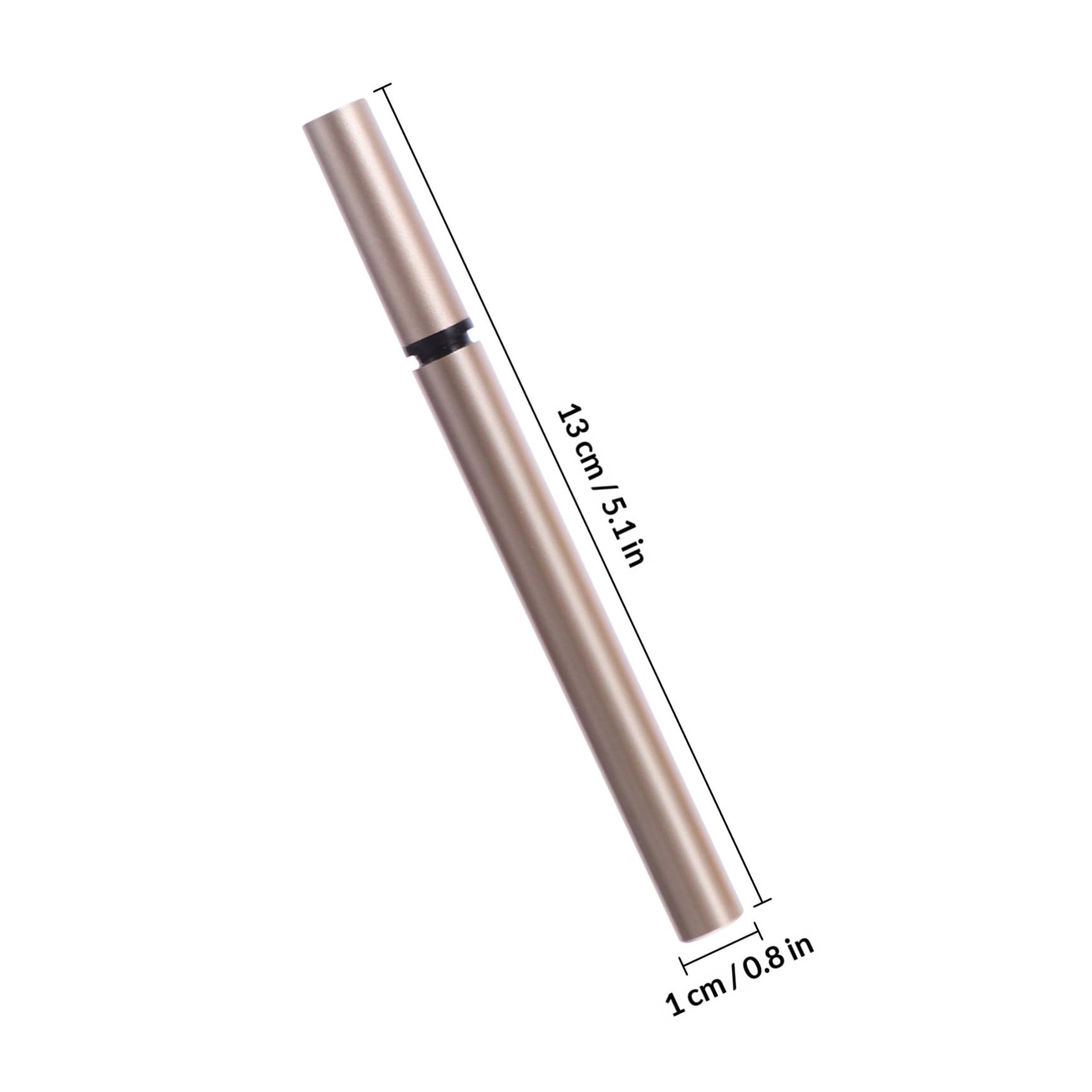 Operitacx Set 5 Tubetti Eyeliner Ricaricabili 1ml Applicatore Liquido e Pennello Cotone, Contenitori per Trucco Occhi Portatili senza Perdite per Uso Fai da Te