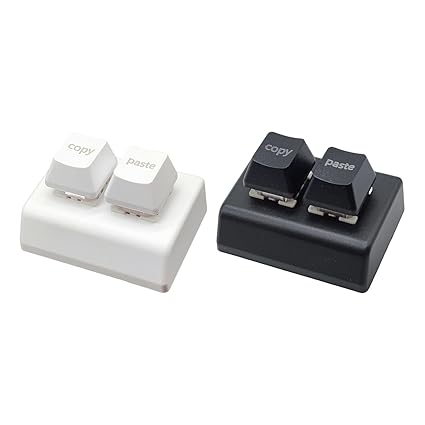 CLUB BOLLYWOODCopy and Paste 2 Key Keyboard Red Switches USB Mini 2 Key Keypad for Drawing White |Computers/Tablets & Networking | Keyboards, Mice & Pointers | Keyboards & Keypads