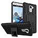 Produktbild Huawei Honor 7 Handy Tasche, FoneExpert® Hülle Abdeckung Cover schutzhülle Tough Strong Rugged Shock Proof Heavy Duty Case für Huawei Honor 7 (Schwarz)
