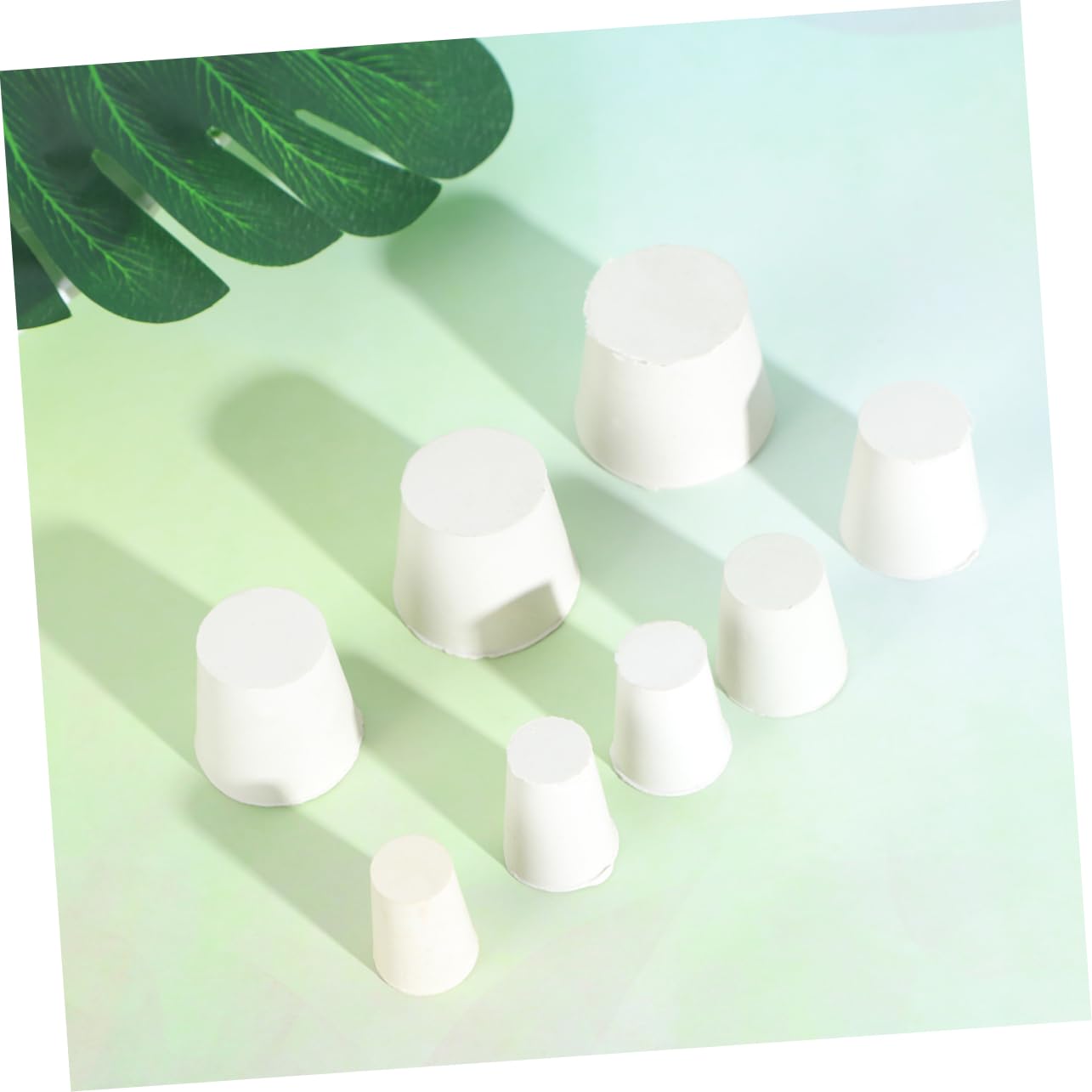 Veemoon 16pcs Solid Rubber Plugs Multi-Purpose Sealing Stoppers for Water Beer Tap Lab Tube