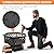 Nouva 24 in Wood Burning Fire Pit - Heavy Duty Hex Shaped Outdoor Firepit with Spark Screen, Safety Ring, Poker, Hexagon Fire Bowl Fireplace for Patio Campfire Bonfire Backyard Picnic