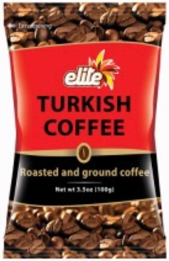 Ground Black Turkish Coffee KOSHER Israel Tasty 100gr Aroma Dark Mud