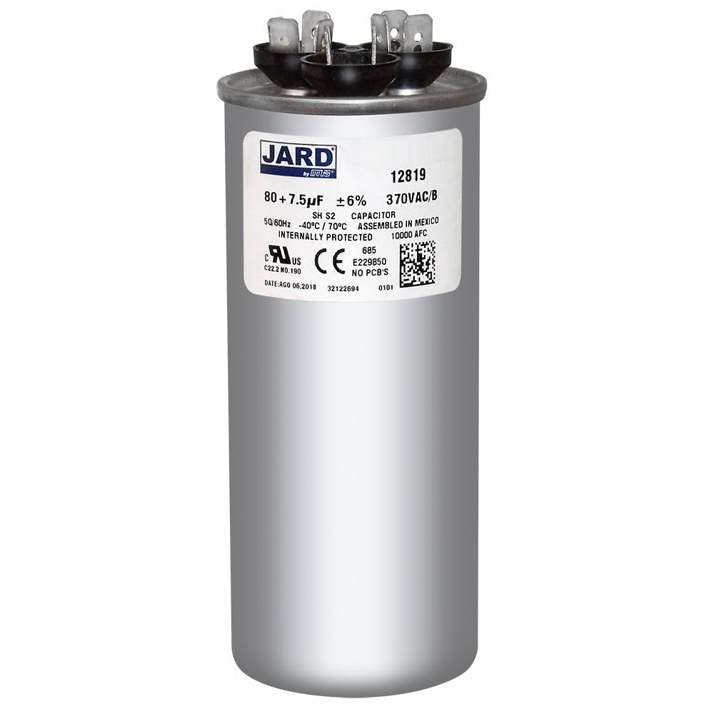 Ddd Jard 12819 80/7.5 MFD 370V ROUND Motor Run Capacitor: Amazon