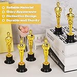 WINKIO Gold Award Trophies，Gold Award Statues, Pack of 6 Mini Trophies, Plastic Trophy Award for Competition,Events, Sports, Party Decorations,Award Ceremony and Appreciation Gift - Image 5