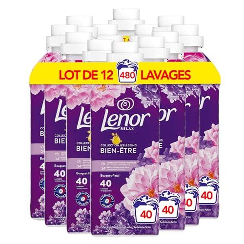 Lenor Suavizante ramo de flores 12 x 40 lavados, 840 ml
