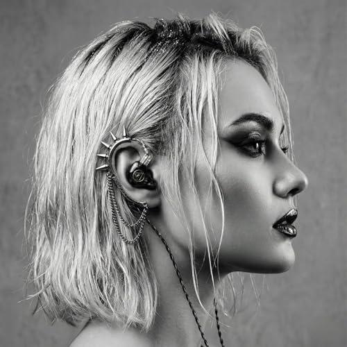 Image of 14-Driver Professional in-Ear Monitors - Hi-Res Audiophile & Competitive Gaming Earphones - 4 Knowles BAs + 3 Dynamic Drivers - Precision Imaging, Vocal Clarity, Detachable Cable, Black (4.4 mm /mmcx)