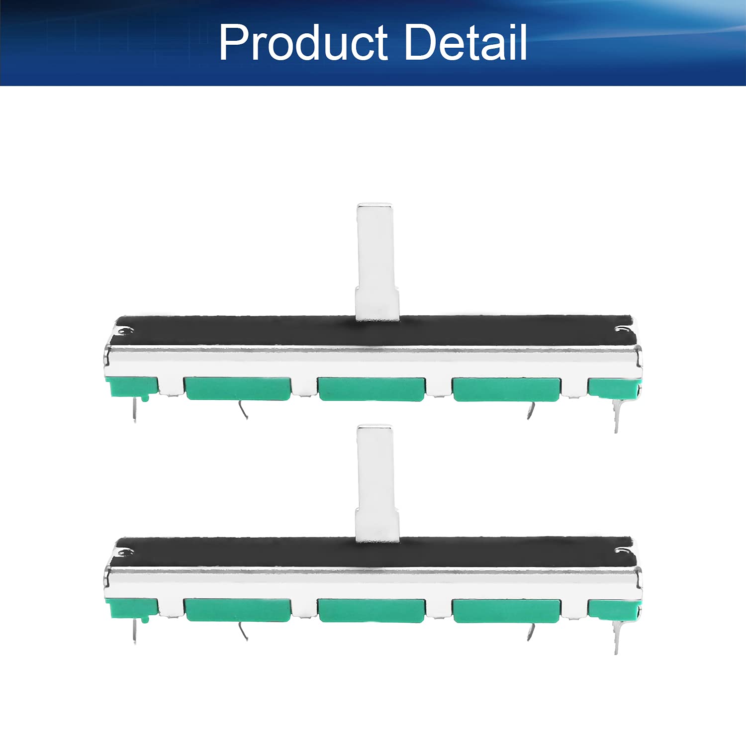 Snapklik.com : 2Pcs 10K Ohm Slide Potentiometer Linear Electronic ...