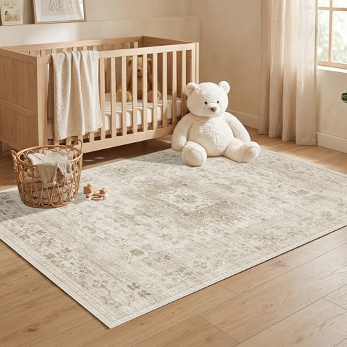 Image of Autsel Rugs for Living Room Bedroom 120x170cm, Small Machine Washable Rugs