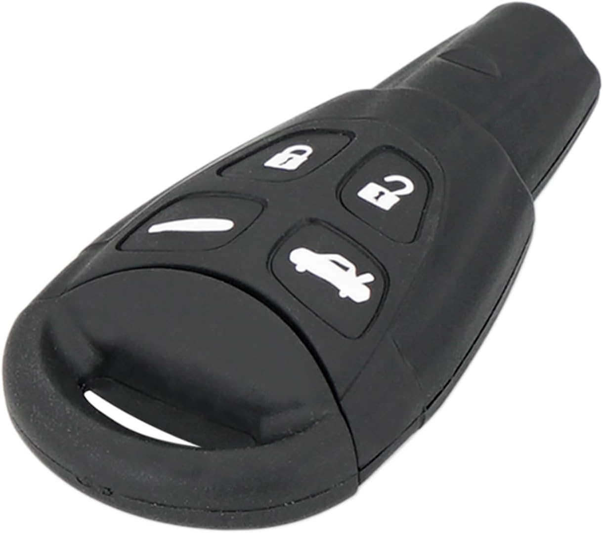 MSKEYZ - Llavero remoto de repuesto para SAAB 93 2003 2004 2005 2006 2007 SAAB 9-3 llavero SAAB 93 FCCID: LTQSAAM433TX con llavero (433 MHz WT47T)