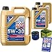 Produktbild QR-PARTS 69325430 Filter Set Inspektionspaket 7 Liter Motoröl Longlife III 5W-30 MANN-FILTER Ölfilter