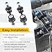 Sway Bar Link K750049 Front Stabilizer End Links Compatible with 2003-2013 Subaru Forester 2002-2016 Impreza 2005-2009 Legacy Outback Replace# 20420AG00A, 20470FE000, 20470SA000 (Set of 2)