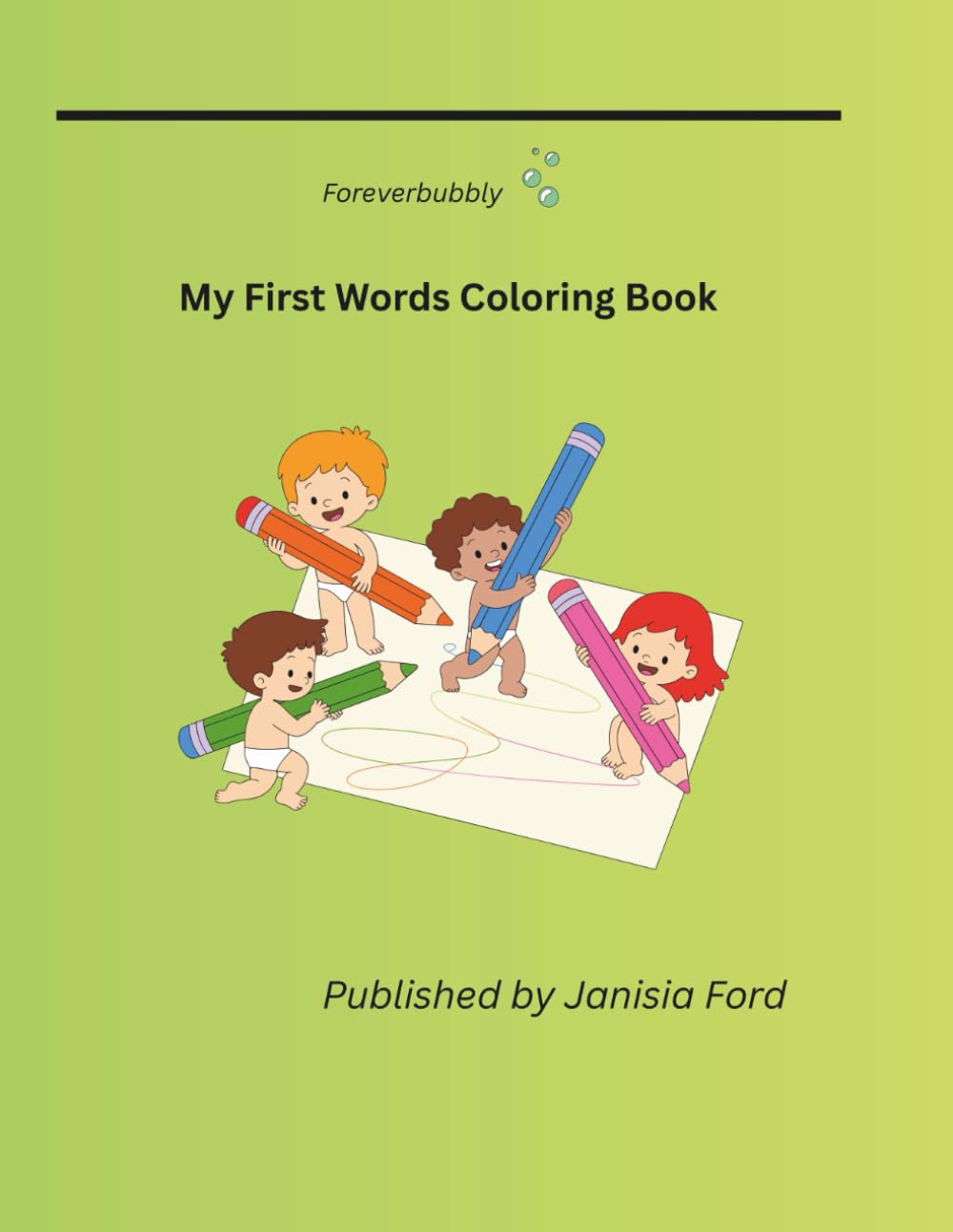 My First Words Coloring Book