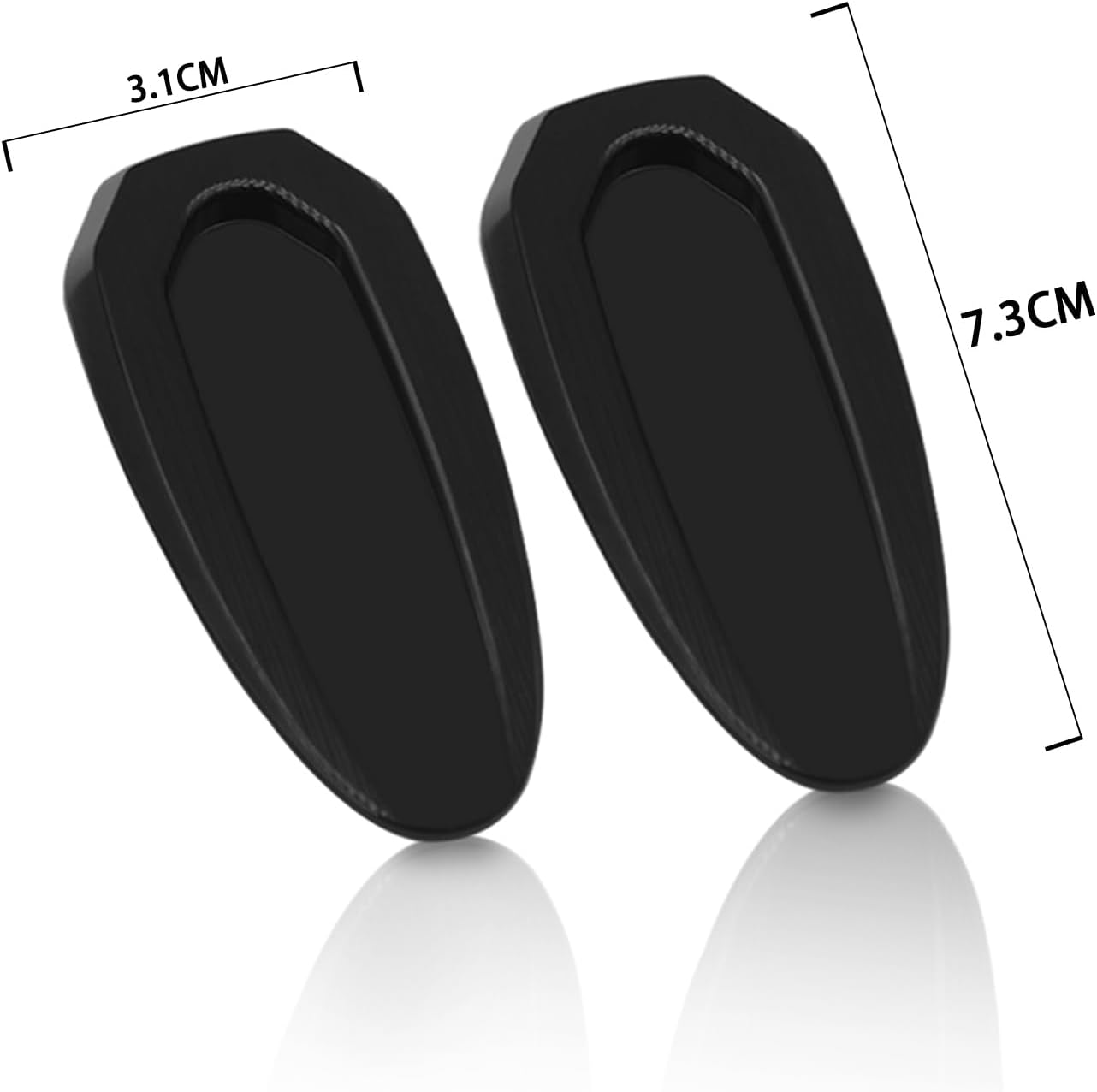 MFGZD Motorcyle Mirror Block Off Base Plate, CNC Aluminum Mirror Block Off Plates Compatible With S1000RR 2020-2024