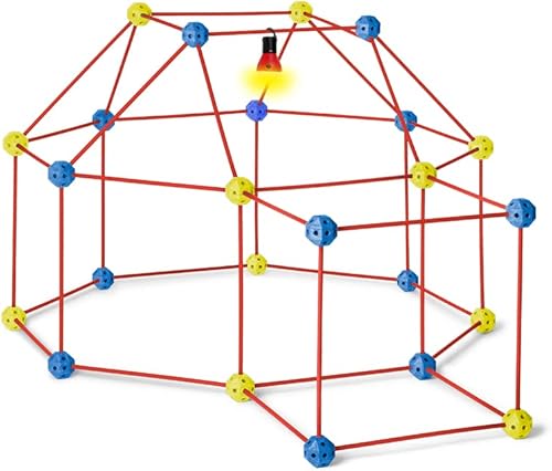 Miniatura 3 de Kit de construcción de fortalezas para niños | 90 piezas de juguete educativo de aprendizaje y juguete creativo de fuerte para 5 años en adelante,