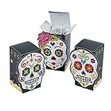 Day of the Dead Favor Boxes - 12 ct by Party Supplies