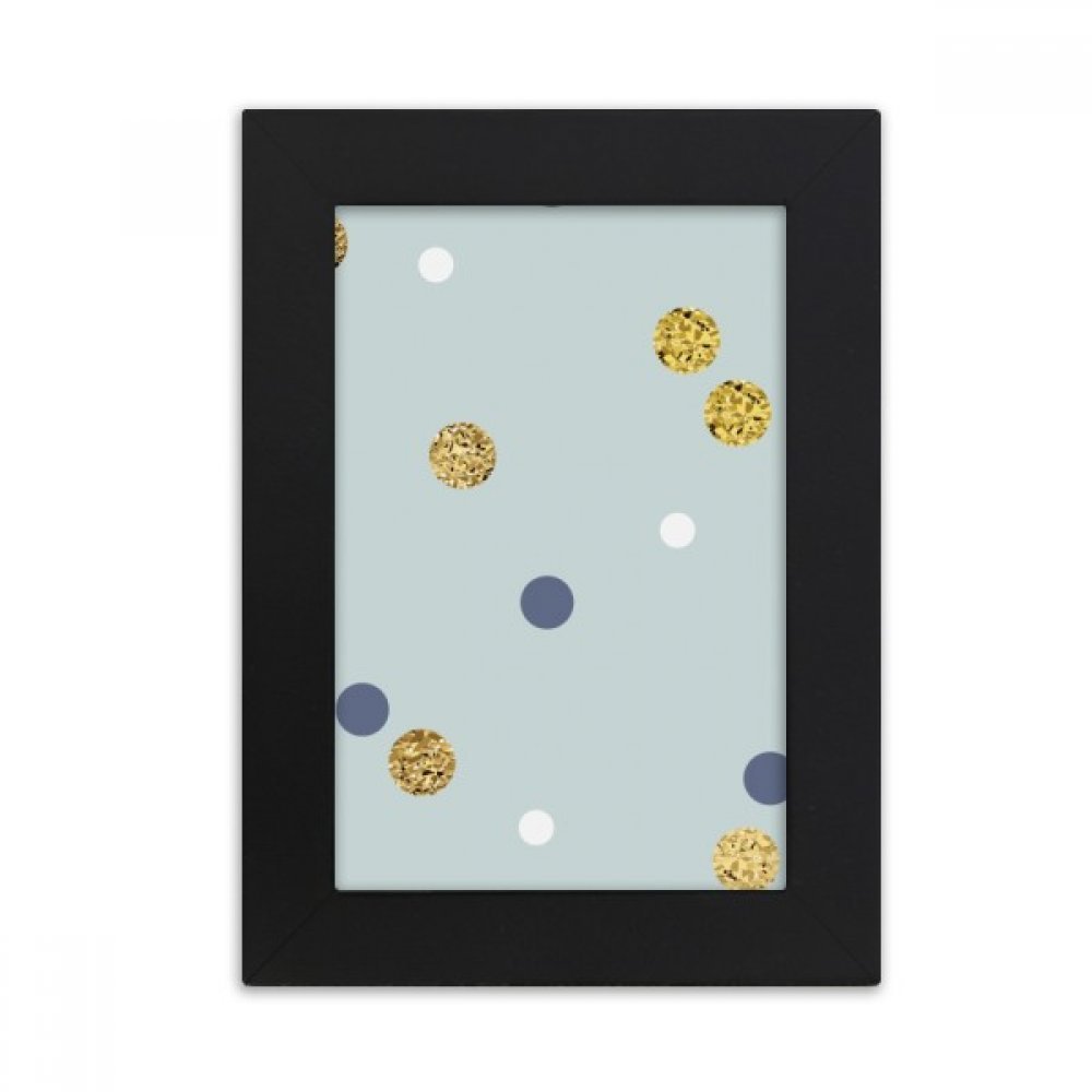 Cadre photo noir 5x7 plantes or pour embellir un bureau triste