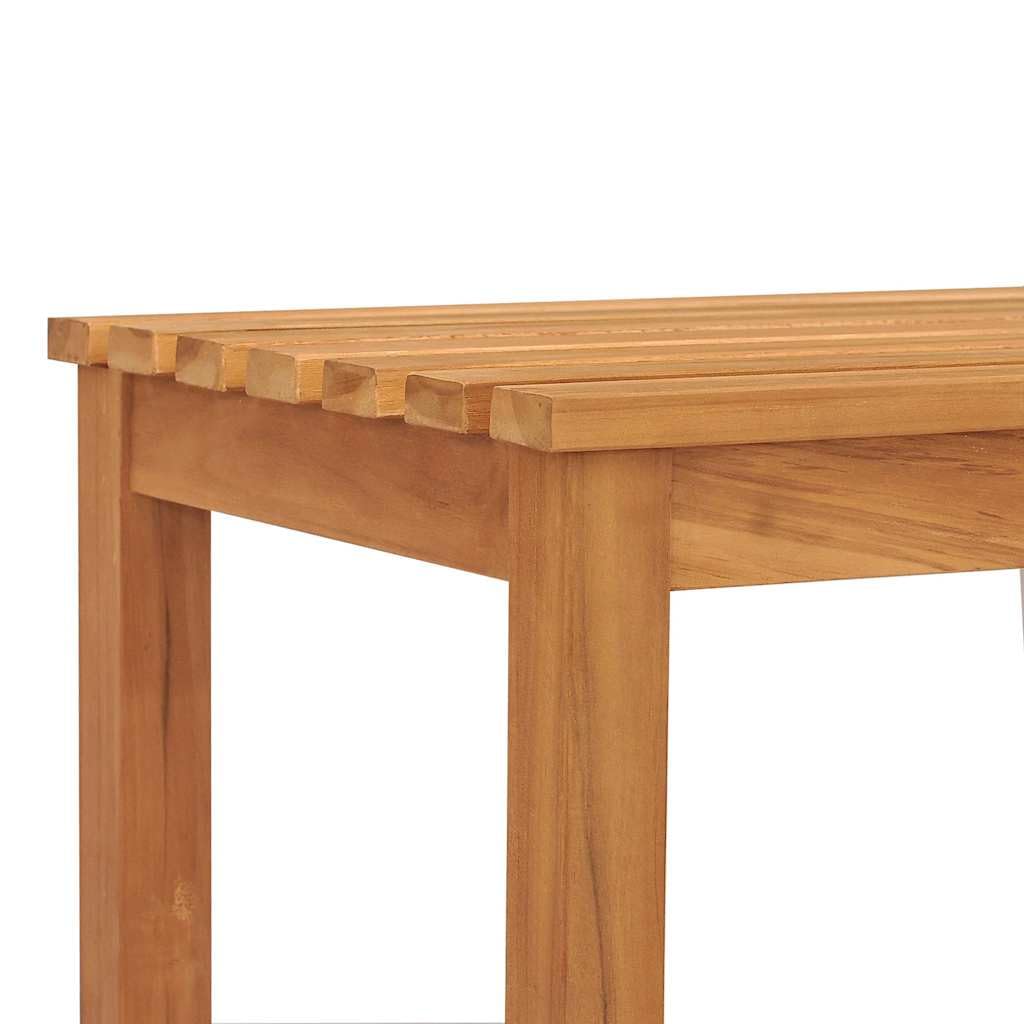 vidaXL Panchina da Giardino 114 cm in Legno Massello di Teak