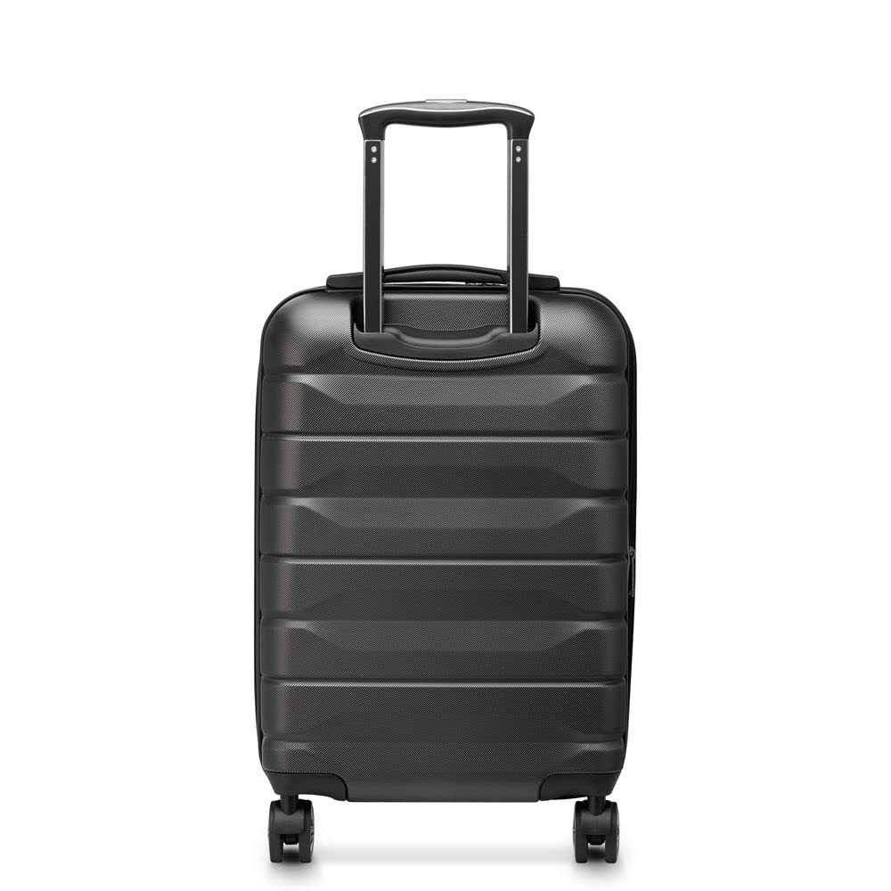 DELSEY Paris - AIR Armour - Valise Cabine Rigide Extensible - 55x35x26 cm - 42 litres - S - Noir