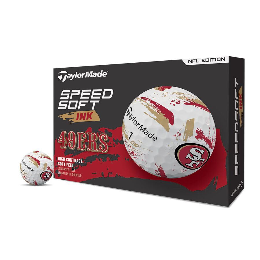 TaylorMade Golf Speed Soft Ink NFL San Fransico 49ers...