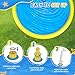 107 inch Extra Large Non-Slip Splash Pad Sprinkler for Kid and Dog, Kiddie Dog Pool, Toddler Outdoor Toys for Ages 3-12 Boys Girls, Summer Outdoor Water Kids Toys, Parent Games, Backyard, Lawn