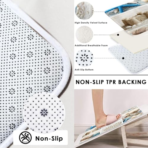 Rideau de douche anti-moisissure avec ensemble tapis de bain complet - 4