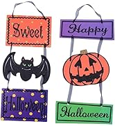 WOFASHPURET 2pcs Three Paper Hanging Embellishments Bar Hanging Ornament Party Decor Prop Ghost F...