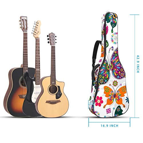 Housse de transport étanche pour guitare avec bandoulière réglable Motif floral, Multicolore 04, 42.9×16.9×4.7 in… - Les Beatles, Paul McCartney, John Lennon, RIngo Starr, George Harrison Housse de transport étanche pour guitare avec bandoulière réglable Motif floral, Multicolore 04, 42.9x16.9x4.7 in… – Image 6