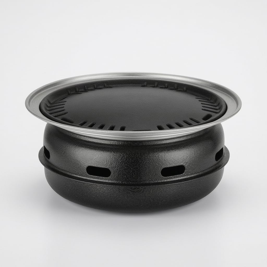 Barbecue Carbone, Barbecue a Carbone da Tavolo, Griglia BBQ Portatile per 5+ Persone, style to 2