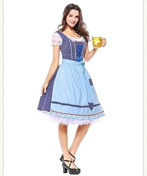 Amazon.co.jp: [SSUPTEMBER2] ディアンドル コスプレ衣装 ドイツ