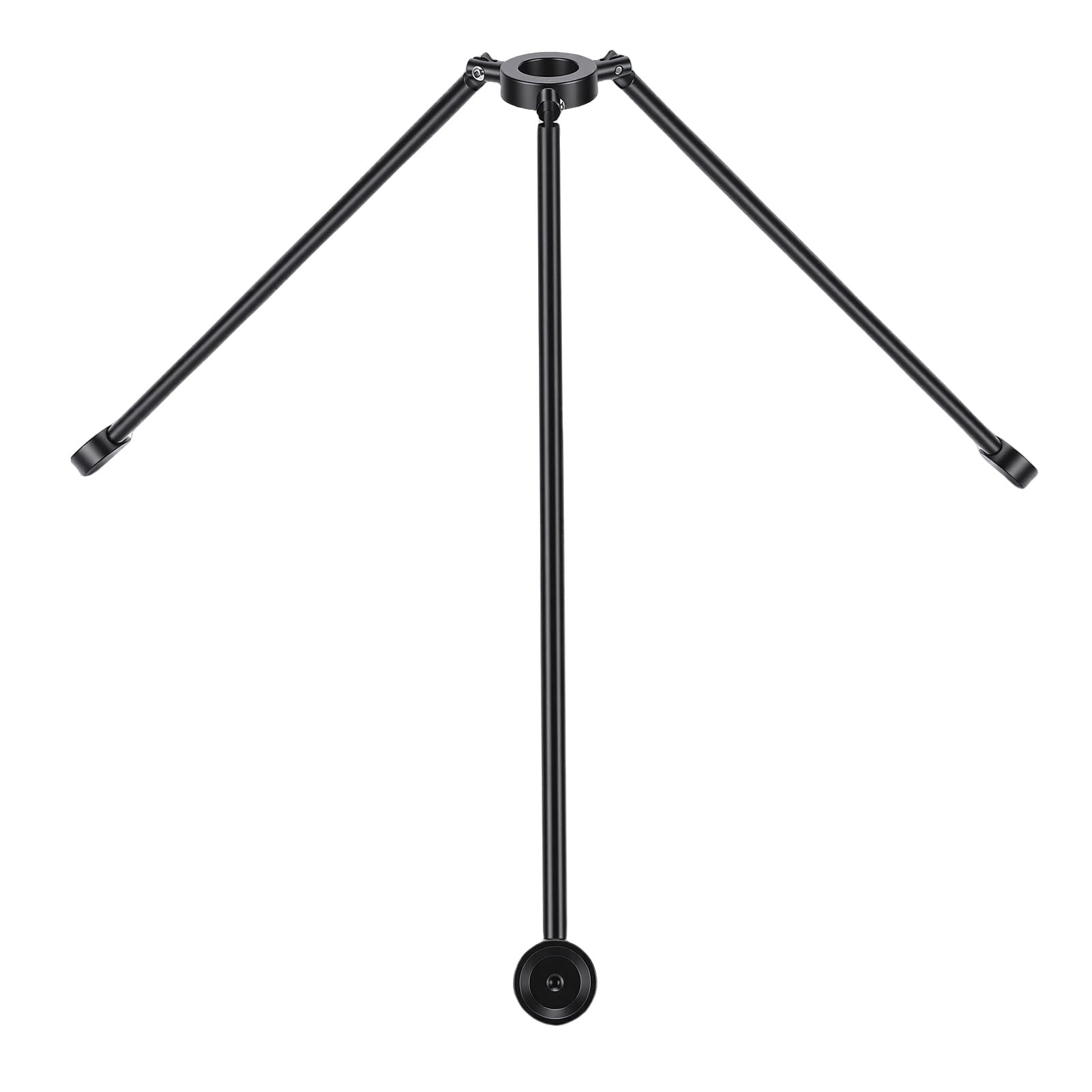 Fafeicy Prowadnica Podłogowa Statywu Stabilizator Statywu Prowadnica Uziemiająca Składany Aluminiowy Stabilizator Geodezyjny o Długości 40 Cm z antypoślizgową podstawą do