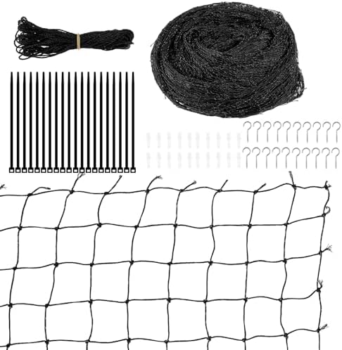 Rede para gatos Varanda 10 × 13 pés fio de aço rede reforçada res...