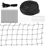 HJJWNDDNG Cat Netting Balcony 10×13ft Steel Wire Reinforced Netting Weather-Resistant Anti-Fall Balcony Screen for Pets, Fence Cat Safety Net for Window Stair Balcony Protection (Black, 1Pcs)