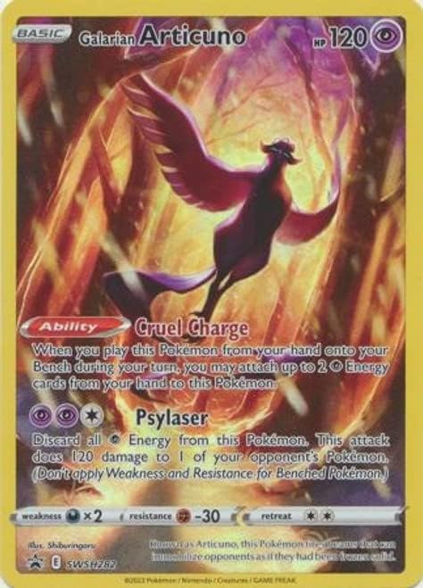 Galarian Articuno SWSH282 Pokemon Promo Card (SWSH Promo Series) + 1x TitanCards® Toploader
