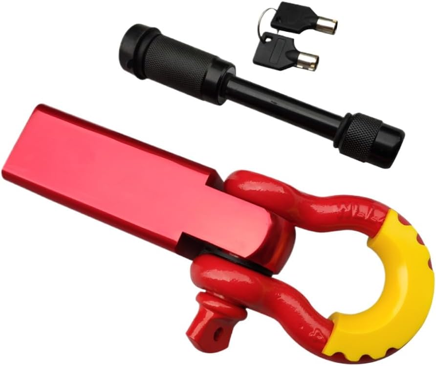 Trailer Arm Hook for Motor Boat Traction Connector Compatible with Off-Road Vehicles and Modified Rear Bars with 2-Inch Receiver Hitches